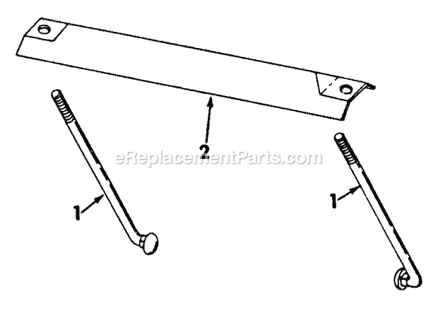 Battery Holder Diagram and Parts List for 127 2050040U Cub Cadet Lawn Tractor